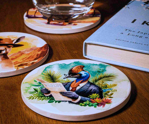 Wild Outback Coaster Set – Full Crew (6-Pack)