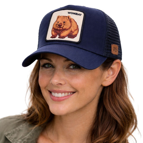 Wombat Hat – Australian Wildlife Trucker