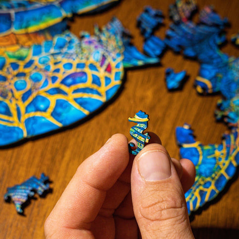 Wooden Turtle Jigsaw Puzzle – 200 Pieces